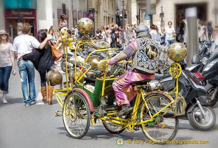 A colourful local character in Le Marais